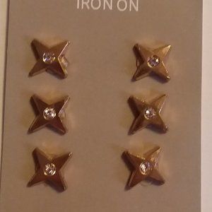 Star Iron On Studds